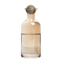 Load image into Gallery viewer, 1.2L Water Kettle Amber Borosilicate Glass Tea Pot Set with 4 Cups Heat-Resistant Glass Bottle Water Pitcher Beverage Dispenser