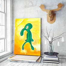 Load image into Gallery viewer, Bold And Brash Gallery Art Canvas Painting Poster Squidward Wall Art Picture Nordic Living Room Home Decor
