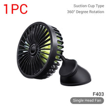 Load image into Gallery viewer, 12V-24V USB Car Fan for Dashboard Air Circulation Fans ABS Three Speeds Summer Cooling Fan High Airflow Fan in Summer Accessori