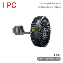 Load image into Gallery viewer, 12V-24V USB Car Fan for Dashboard Air Circulation Fans ABS Three Speeds Summer Cooling Fan High Airflow Fan in Summer Accessori