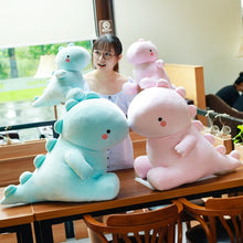 Load image into Gallery viewer, 1pc 30-50cm Soft Lovely Dinosaur Plush Doll Stuffed Dino Toy Kids Huggable Animal Dragon Plush Pillows Cartoon Gift for Kids