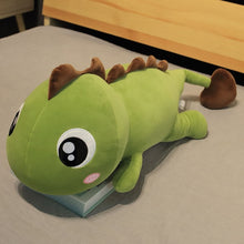 Load image into Gallery viewer, 60-140CM Big Size Long Lovely Dinosaur Plush Toy Soft Cartoon Animal Dinosaur Stuffed Doll Pillow for Kids Birthday Gift