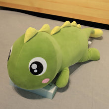 Load image into Gallery viewer, 60-140CM Big Size Long Lovely Dinosaur Plush Toy Soft Cartoon Animal Dinosaur Stuffed Doll Pillow for Kids Birthday Gift