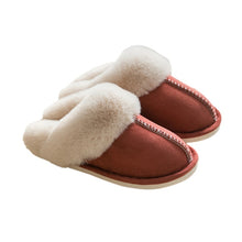 Load image into Gallery viewer, 2020 New Women Indoor Slippers Warm Plush Home Slipper Anti Slip Autumn Winter Shoes House Floor Soft Slient Slides