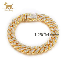 Load image into Gallery viewer, Dog Jewelry For Dogs Diamond Gold Dog Collar Cat Necklace Puppy Collar Stainless Steel with Diamond Collar for Dogs custom handmade