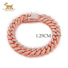 Load image into Gallery viewer, Dog Jewelry For Dogs Diamond Gold Dog Collar Cat Necklace Puppy Collar Stainless Steel with Diamond Collar for Dogs custom handmade