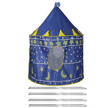 Load image into Gallery viewer, 1.3M Portable Children's Tent Wigwam Folding Kids Tents Tipi Baby Play House Large Girls Pink Princess Castle Child Room Decor