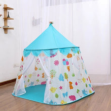 Load image into Gallery viewer, 1.3M Portable Children's Tent Wigwam Folding Kids Tents Tipi Baby Play House Large Girls Pink Princess Castle Child Room Decor