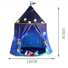 Load image into Gallery viewer, 1.3M Portable Children's Tent Wigwam Folding Kids Tents Tipi Baby Play House Large Girls Pink Princess Castle Child Room Decor