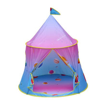 Load image into Gallery viewer, 1.3M Portable Children's Tent Wigwam Folding Kids Tents Tipi Baby Play House Large Girls Pink Princess Castle Child Room Decor