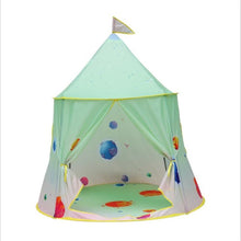 Load image into Gallery viewer, 1.3M Portable Children's Tent Wigwam Folding Kids Tents Tipi Baby Play House Large Girls Pink Princess Castle Child Room Decor
