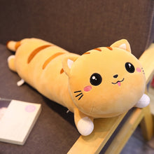 Load image into Gallery viewer, 130cm Cute Soft Long Cat Pillow Plush Toys Stuffed Pause Office Nap Pillow Bed Sleep Pillow Home Decor Gift Doll for Kids Girl