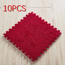 Load image into Gallery viewer, 10Pcs/Lot Soft Plush Kids Carpet Baby Play Mat Children's Rugs Toys EVA Foam Children's Mat Puzzle Interlock Floor Mats