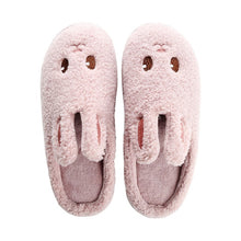 Load image into Gallery viewer, Winter House Women Fur Slippers Soft Memory Foam Sole Cute Cartoon Fox Bear Bedroom Ladies Fluffy Slippers Couples Plush Shoes