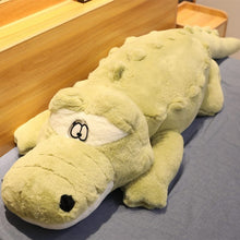Load image into Gallery viewer, Big Size Crocodile Lying Section Plush Pillow Mat Plush Crocodile Soft Stuffed Animal Toy Cartoon Plush Dolls Kids Girl Gift