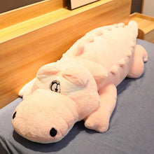 Load image into Gallery viewer, Big Size Crocodile Lying Section Plush Pillow Mat Plush Crocodile Soft Stuffed Animal Toy Cartoon Plush Dolls Kids Girl Gift