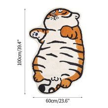 Load image into Gallery viewer, Cute Tiger Rug Children Room Cartoon Carpet Plush Thick Floor Mat Bathroom Non-slip Absorbent Doormat Bedside Soft Furry Carpets