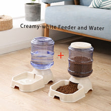 Load image into Gallery viewer, 3.8L Dog Bowl Pet Food Water Dispenser for Dogs Cat Automatic Dog Waterer Feeder Pet Food Water Bowl for Dog Bowls and Drinkers