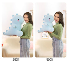 Load image into Gallery viewer, 40~65cm Chubby Dinosaur Plush Toys Kawaii Soft Dinosaur Dolls Plush Pillow PP Cotton Stuffed Blue Pink Dino Plushie For Baby Kids