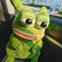 Load image into Gallery viewer, 25-28cm Anime PEPE Sad Frog Cosplay Stuffed Toys Kawaii Room Decor Frog Pepe Plush Doll