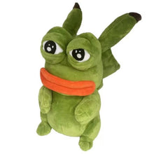 Load image into Gallery viewer, 25-28cm Anime PEPE Sad Frog Cosplay Stuffed Toys Kawaii Room Decor Frog Pepe Plush Doll