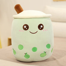 Load image into Gallery viewer, Bubble Tea Plush Toy Boba Plush Milk Boba Tea Plush Cup Shaped Pillow Real Life Food Stuffed Soft Back Cushion Gift Kid Birthday