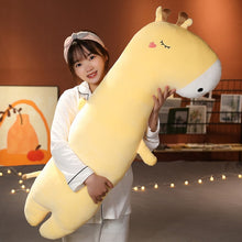 Load image into Gallery viewer, 60-120cm Kawaii Long Unicorn Pillow Cartoon Animals Dinosaur Hippo Giraffe Plush Toys Soft Pillows Sleep Doll Toys for Girls