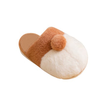 Load image into Gallery viewer, Corgi Dog Slippers Cartoon Cute Double Shiba Inu Warm Plush Corgi Slippers Home Slip Cotton Pad Shoes Plus Size 23-27cm