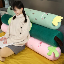 Load image into Gallery viewer, Food Plush Pillow Fruit Long Pillow Carrot Strawberry Avocado Sleeping Cushion Children Pregnant Woman Leg Reading Pillow Decor
