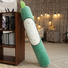 Load image into Gallery viewer, Food Plush Pillow Fruit Long Pillow Carrot Strawberry Avocado Sleeping Cushion Children Pregnant Woman Leg Reading Pillow Decor