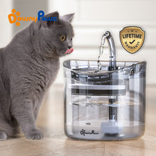 Load image into Gallery viewer, DownyPaws 2L Automatic Cat Water Fountain With Faucet Dog Water Dispenser Transparent Filter Drinker Pet Sensor Drinking Feeder