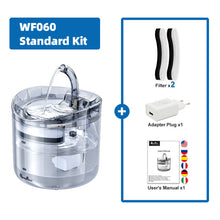 Load image into Gallery viewer, DownyPaws 2L Automatic Cat Water Fountain With Faucet Dog Water Dispenser Transparent Filter Drinker Pet Sensor Drinking Feeder