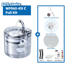 Load image into Gallery viewer, DownyPaws 2L Automatic Cat Water Fountain With Faucet Dog Water Dispenser Transparent Filter Drinker Pet Sensor Drinking Feeder