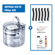 Load image into Gallery viewer, DownyPaws 2L Automatic Cat Water Fountain With Faucet Dog Water Dispenser Transparent Filter Drinker Pet Sensor Drinking Feeder