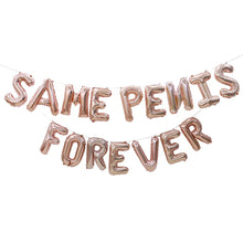 Load image into Gallery viewer, Bachelorette Party Same Penis Forever Foil Balloon Set Hen Party Accessories Rose Gold Confetti Ballon DIY party supplies
