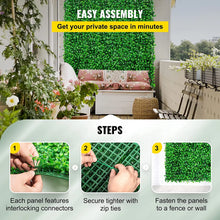 Load image into Gallery viewer, Artificial Plant Wall Decoration Boxwood Hedge Moss Panel Home Decor Fake Plants Grass Backdrop Wall Privacy Screen DIY Crafting material business supply
