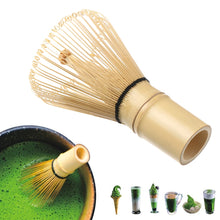 Load image into Gallery viewer, DIY Matcha Green Tea Powder Whisk Japanese Ceremony Bamboo Chasen Teaware Brush Tool Kitchen Chashaku Accessories crafting art tool supplies froth foam

