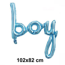 Load image into Gallery viewer, Baby Shower Decoration Its a Boy or Girl Backdrop Rain Curtain Background Gender Reveal Balloons Welcome Home Baby Supplies
