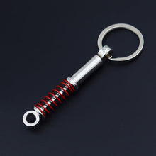 Load image into Gallery viewer, Coilover Suspension Keychain 3D Keyring Creative Racing Wheels Auto Part Model Key Chains for Car Lovers Pendant JDM drift 2jz modified stance rotary
