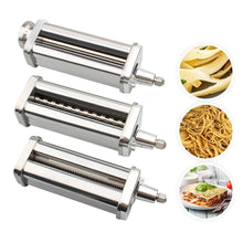 Load image into Gallery viewer, Pasta Roller Cutter Set for Kitchen Stand Mixers Pasta Sheet Roller Spaghetti Cutter Fettuccine Cutter Kitchenware DIY italian craft tool supplies
