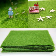 Load image into Gallery viewer, 1 Piece Artificial Grassland Grass Lawn Turf Grass DIY Green Fake Plants for Garden Decor Building Model Supplies astroturf fake moss crafting material supply
