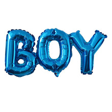 Load image into Gallery viewer, Baby Shower Balloons Blue Pink Boy Girl Foil Ballons Kids Gender Reveal First 1st Birthday Party Kids Party Decorations Supplies
