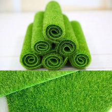 Load image into Gallery viewer, 1 Piece Artificial Grassland Grass Lawn Turf Grass DIY Green Fake Plants for Garden Decor Building Model Supplies astroturf fake moss crafting material supply
