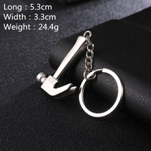 Load image into Gallery viewer, Mechanic Tools Wrench screwdriver hammer pliers Racing Wheels keyChains for Car Lovers Pendant JDM drift 2jz modified stanced rotary
