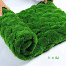 Load image into Gallery viewer, Artificial Moss Fake Moss Green Plants Faux Grass Shop Home Patio Garden Wall Living Room Decor Supplies 100*100cm crafting material DIY supplies
