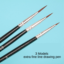 Load image into Gallery viewer, 6Pcs/Set Fine Hand-painted Thin Hook Line Pen Drawing Art Pen #0 #00 #000 Paint Brush Art Supplies Nylon Hair Brush Painting Pen
