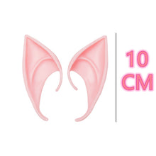 Load image into Gallery viewer, 1Pairs Of Party Decor Latex Ears Fairy Cosplay Costume supplies Angel Elf Ears Photo Props Adult Girl Halloween Party custom
