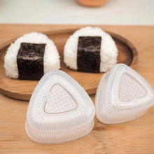 Load image into Gallery viewer, 2 Piece Onigiri Rice Ball Mold Bento Press Maker Mould DIY Sushi Kitchen Bento Accessories crafting tool supply kitchenware seaweed kimbap gimbap kimchi tuna
