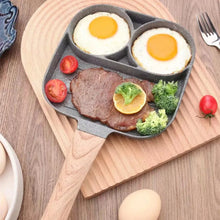 Load image into Gallery viewer, 4-hole Omelet Pan Frying Pot Thickened Non-stick Egg Pancake Steak Cooking Hamburger bread Breakfast Maker Induction cooker DIY craft tool
