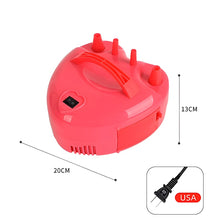 Load image into Gallery viewer, Electric Balloon Pump US-Plug EU-Plug High-voltage Double-hole AC Portable Air Pump Inflator Wedding Birthday Party baloon
